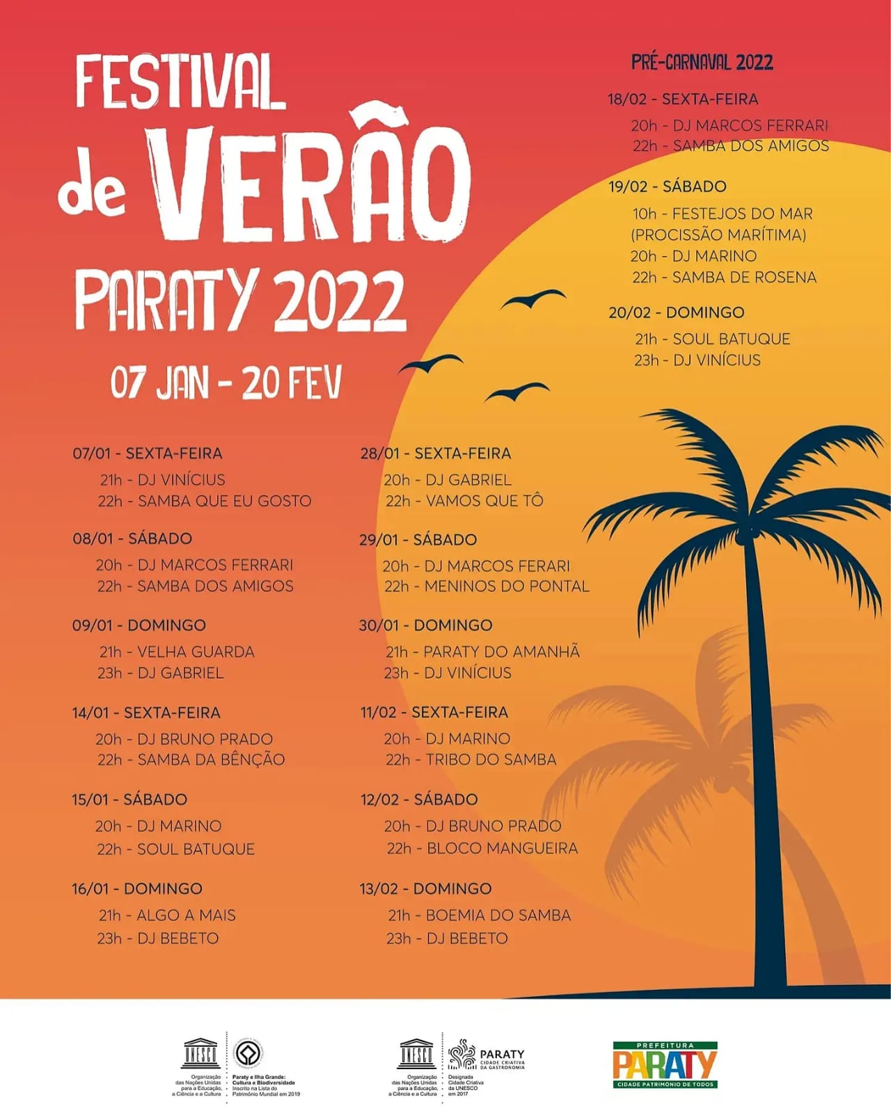 Festival de Verão e Pré-Carnaval 2022